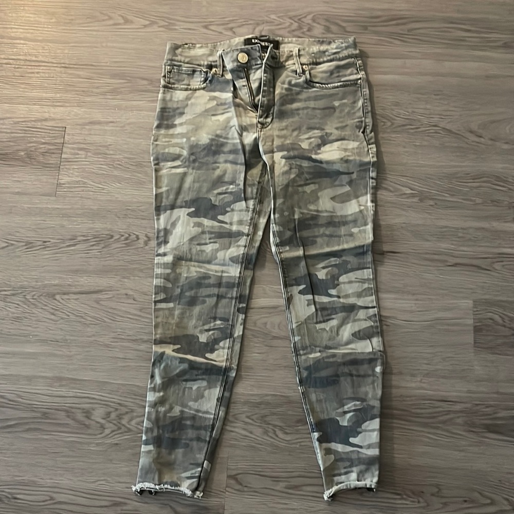 Express Army Skinny Jeans